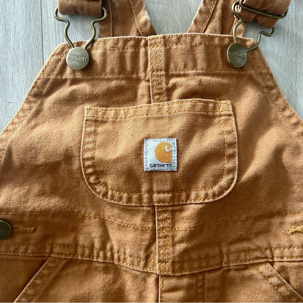 Carhartt canvas toddler overall